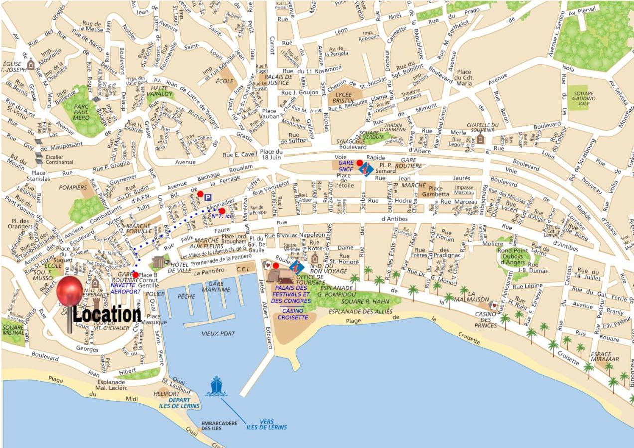 Maisonnette Studio Bas Suquet, Proche Plage Et Palais Cannes Eksteriør billede
